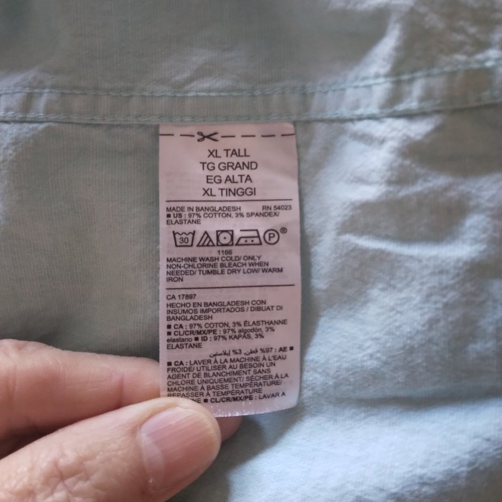 Old Navy, Men's, XL Tall, LS, Every Day, Button Down Shirt - Picture 5 of 5